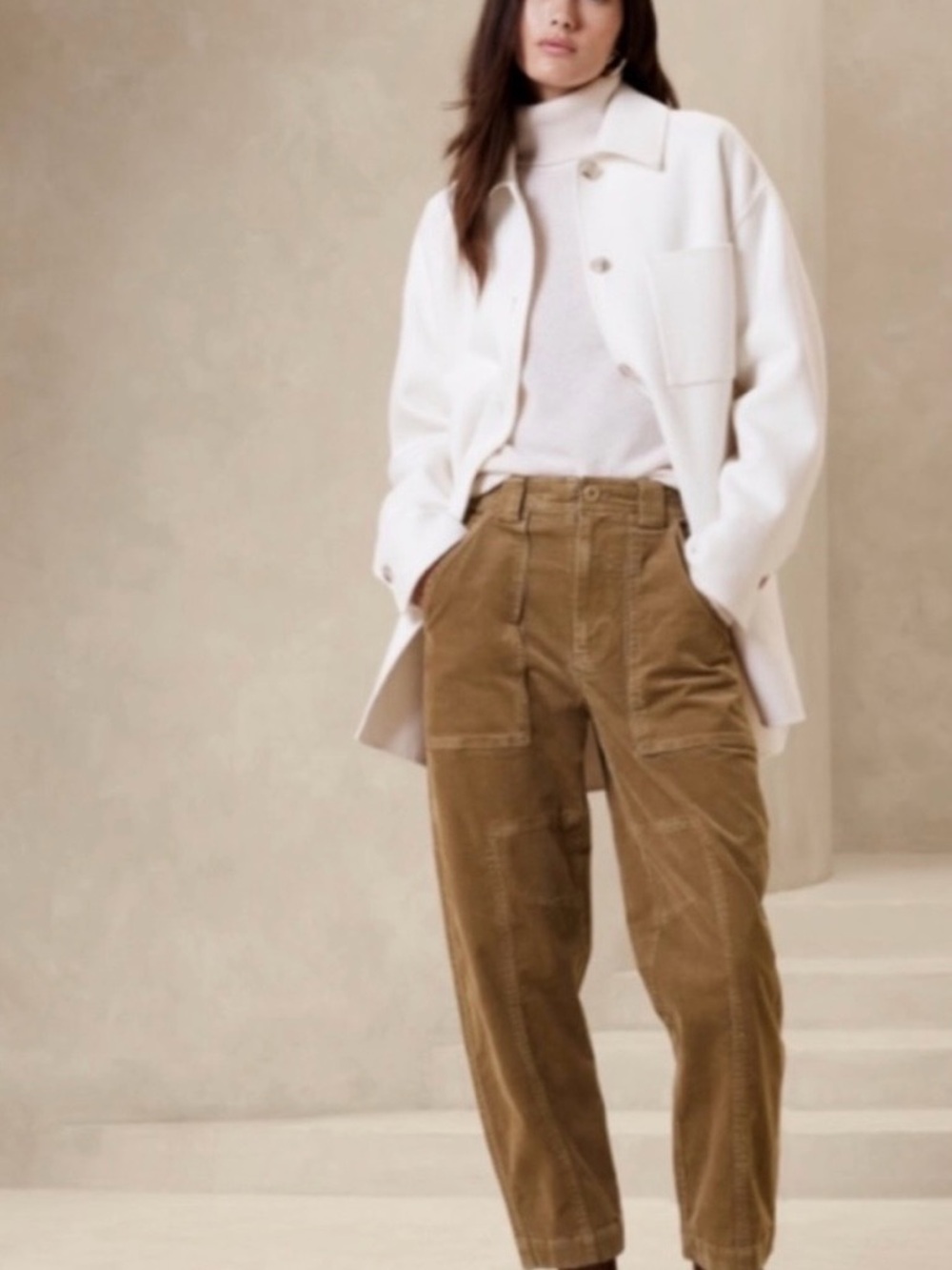 Banana republic the corduroy barrel pants 10
